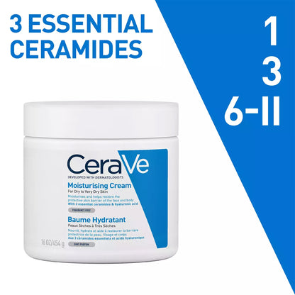 Cerave Moisturising Cream for Dry Skin, 454gm