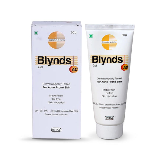 Blynds AC SPF30 PA+++ Sunscreen Gel for Acne Prone Skin, 50gm