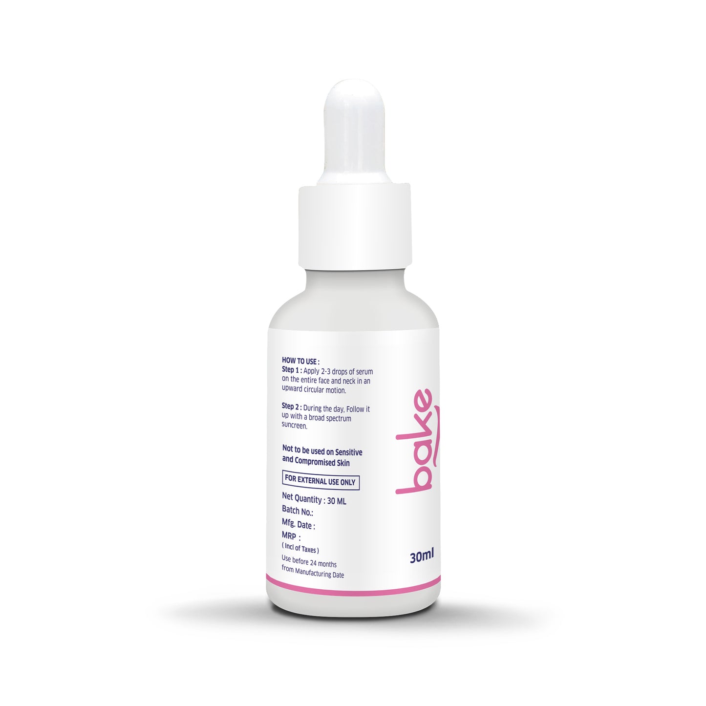 Bake 2% Alpha Arbutin Face Serum with Kojic Acid & Niacinamide for Pigmentation & Tan Removal, 30ml