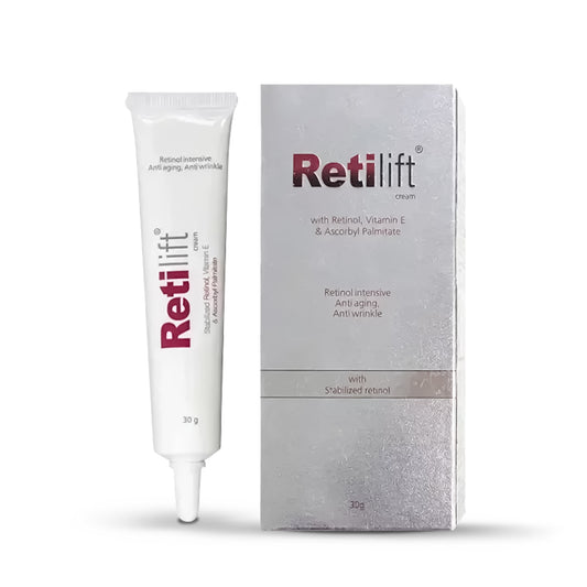 Retilift Cream with Retinol, Vitamin E, Anti Ageing, Anti Wrinkle, 30gm