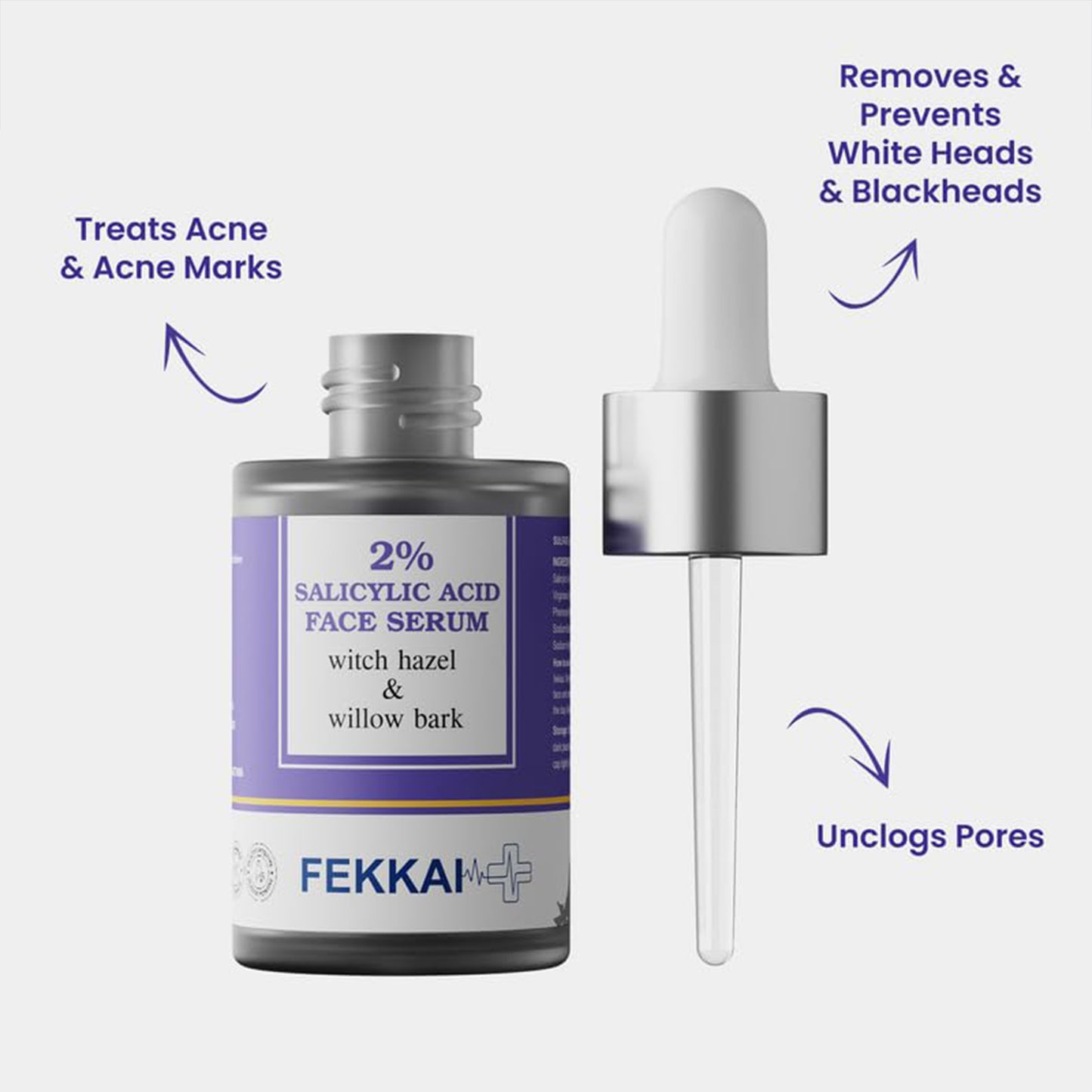 Fekkai 2% Salicylic Acid Serum for Acne & Acne Marks, 30ml