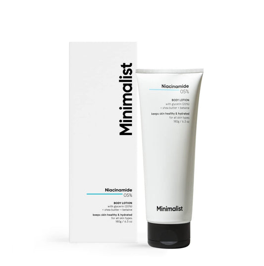 Minimalist Niacinamide 05% Body Lotion, 180gm