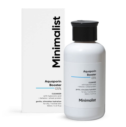 Minimalist Aquaporin Booster 05% Cleanser, 100ml