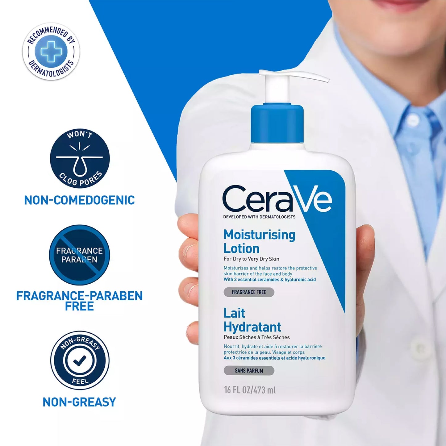 Cerave Moisturising Lotion for Dry Skin, 473ml