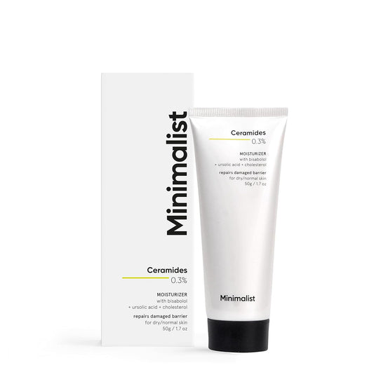 Minimalist 0.3% Ceramides+Bisabolol Moisturizer, 50gm