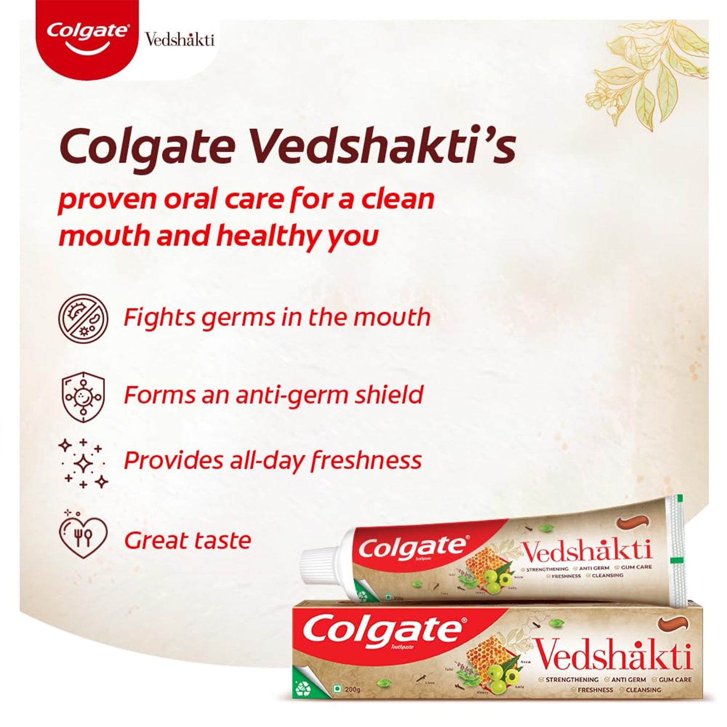 Colgate Vedshakti Toothpaste, 100gm