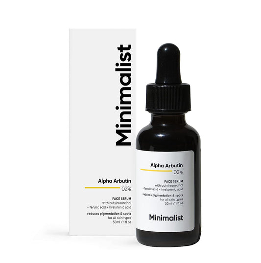 Minimalist 02% Alpha Arbutin Face Serum, 30ml