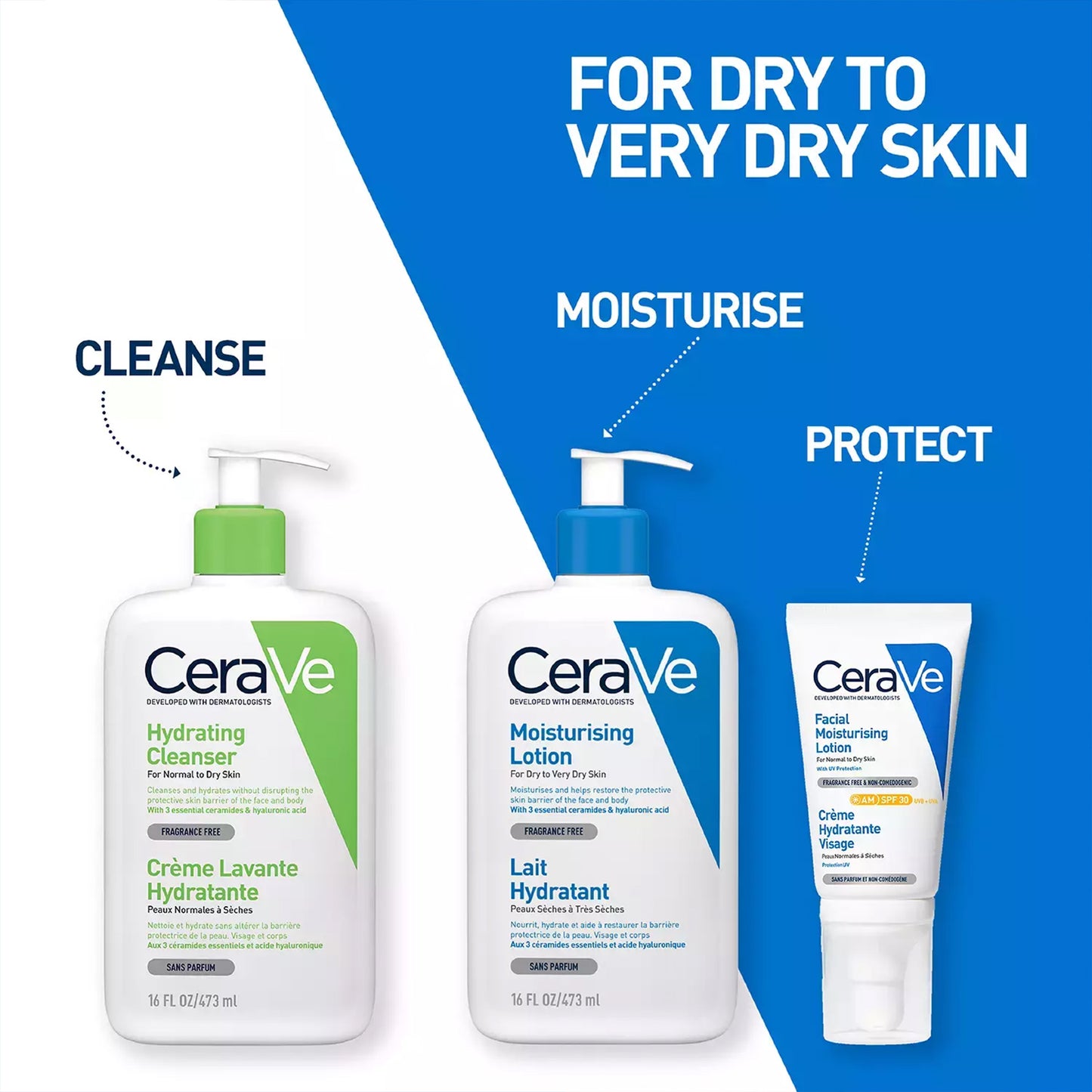 Cerave Moisturising Lotion for Dry Skin, 473ml