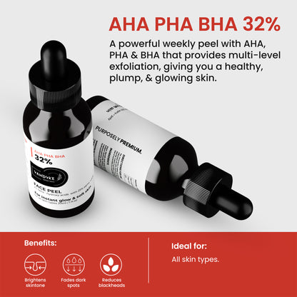 Vandyke AHA 25% + BHA 2% + PHA 5% 去角质溶液 AHA BHA 去角质剂，含 PHA，30ml