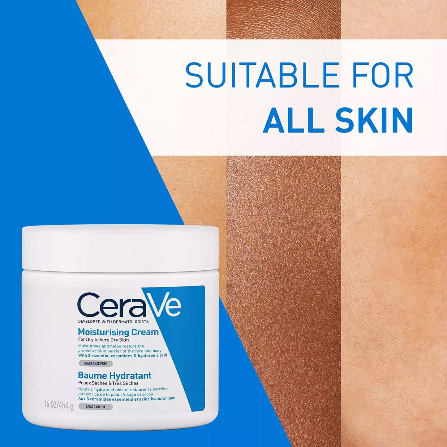 Cerave Moisturising Cream for Dry Skin, 454gm