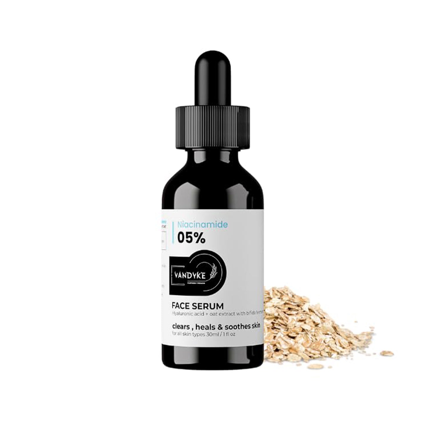 Vandyke 5% Niacinamide Serum with Hyaluronic Acid Hydrating & Repairing Serum, 30ml