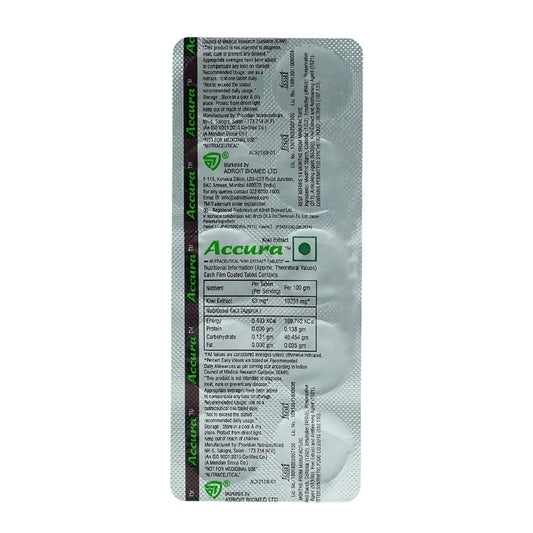 Accura, 10 Tablets