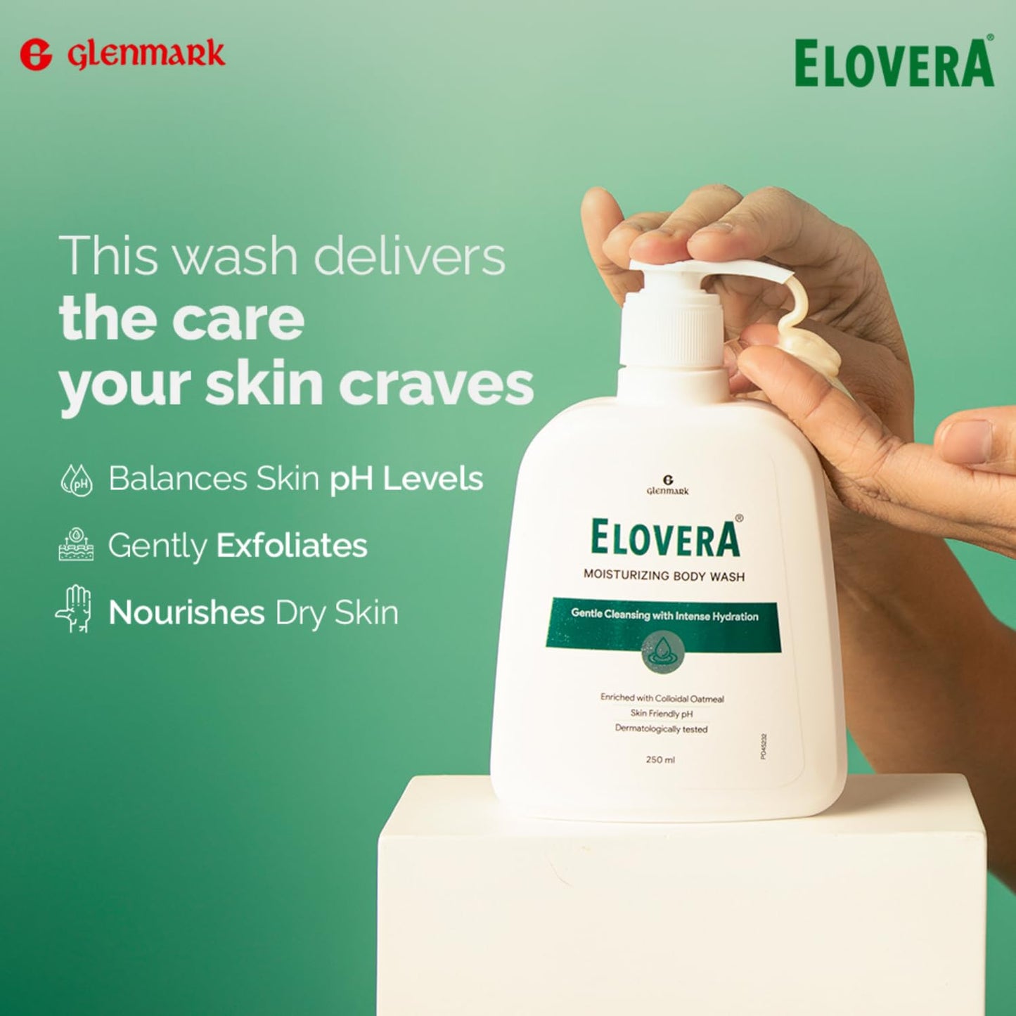 Elovera Moisturizing Body Wash, 250ml