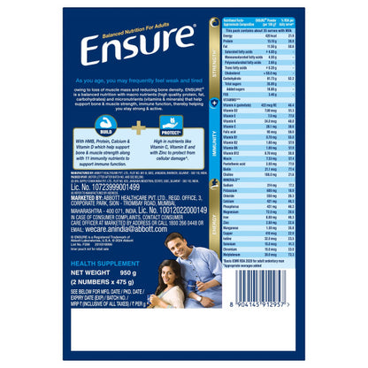 Ensure 巧克力口味补充装 950 克