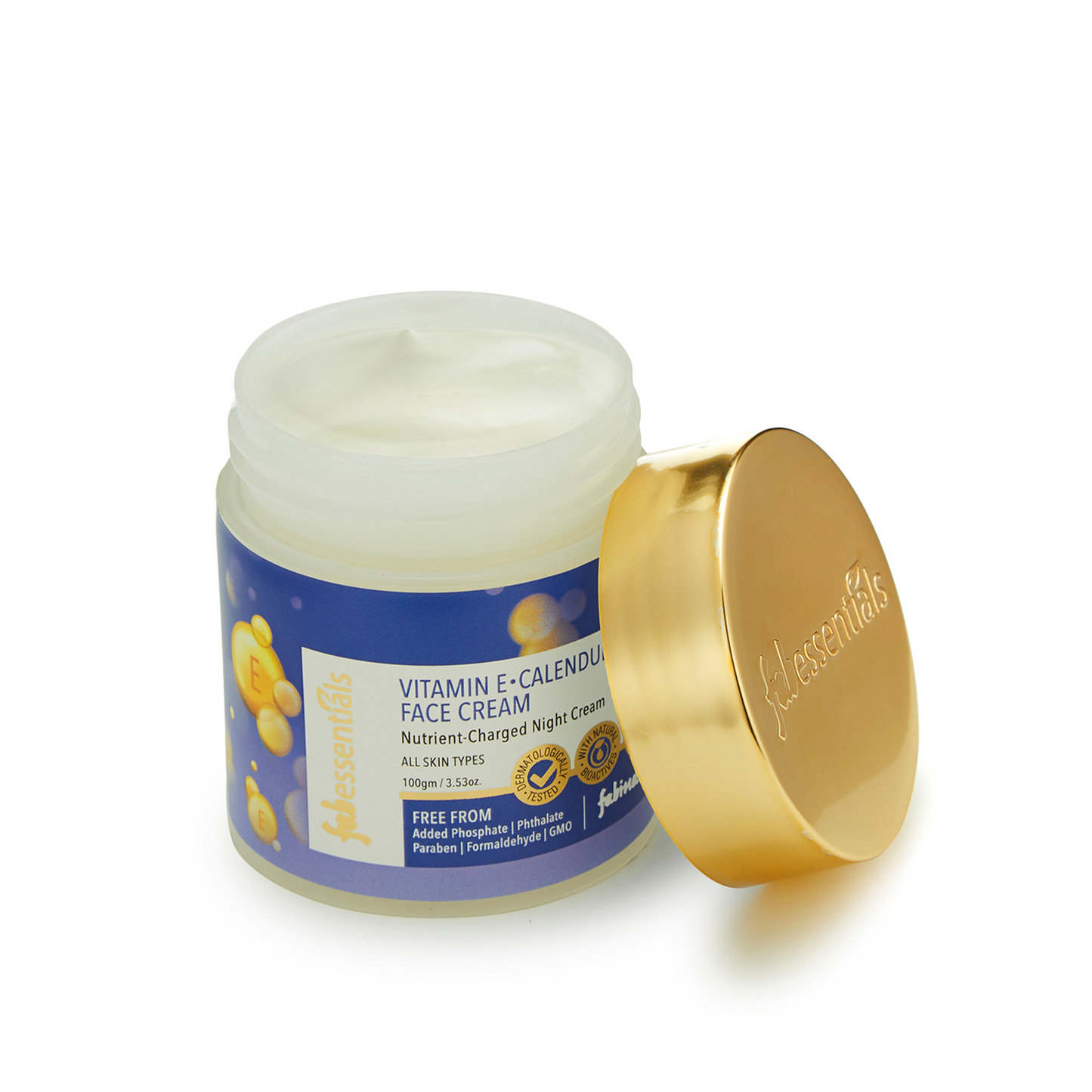 Fabessentials Vitamin E Calendula Night Cream, 100gm