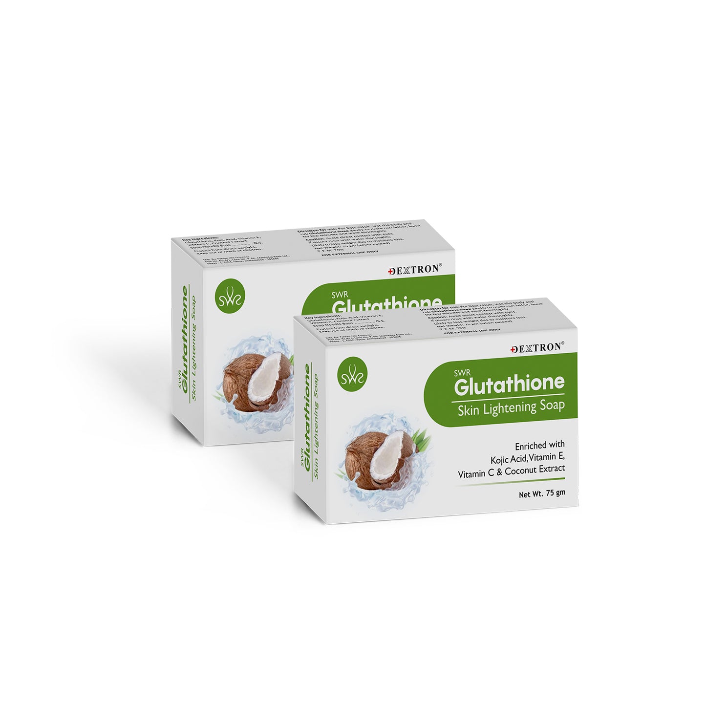 Dextron Glutathione Soap - Coconut, 75gm