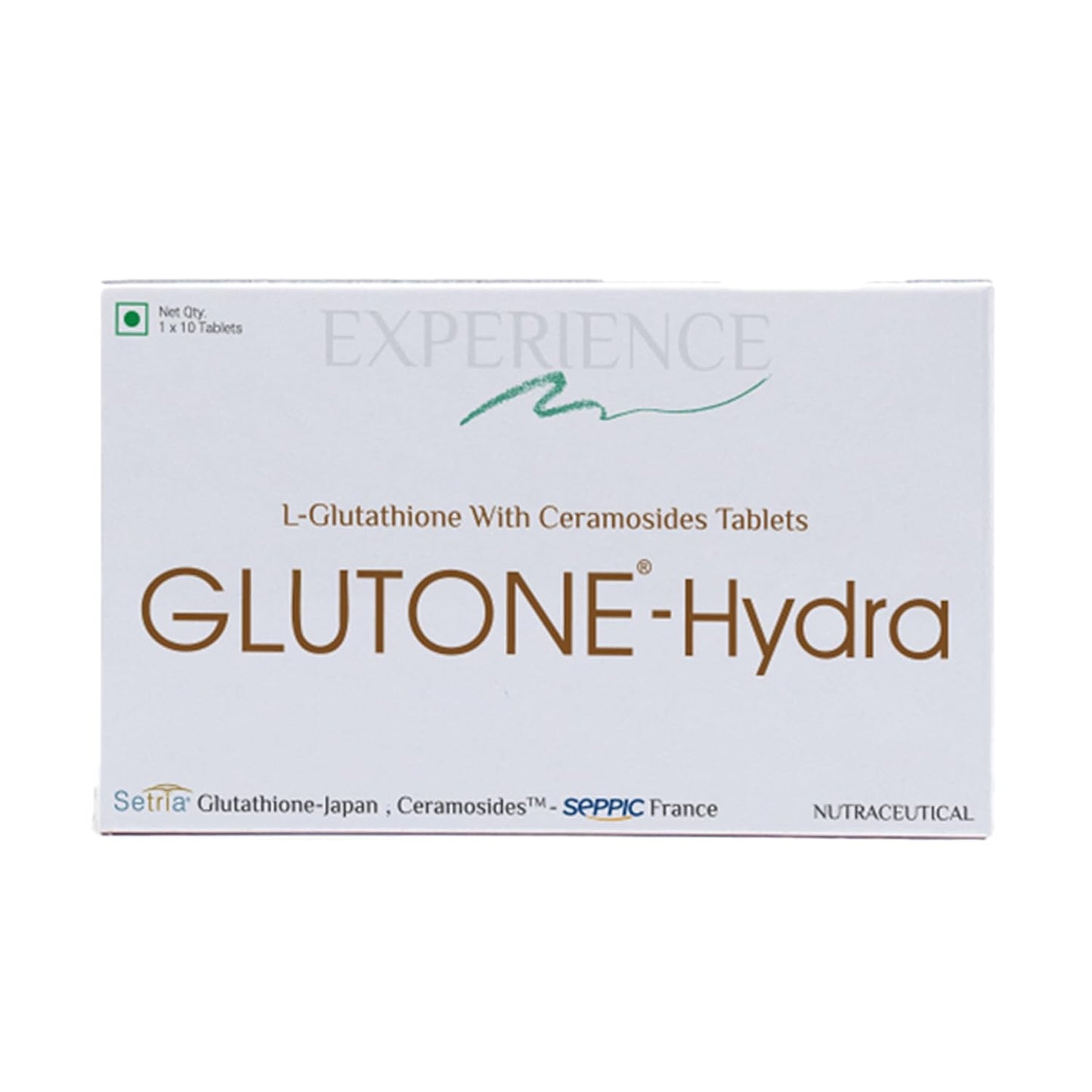 Glutone-Hydra | Setria Glutathione with Ceramosides Tablets for dry skin, 10 Tablets