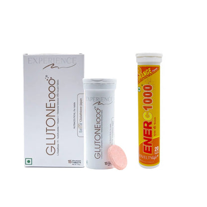 Skin Glow Combo Glutone 1000 with Ener C 1000