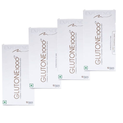 Skin Glow Glutone 1000, 15 Tablets (Pack Of 4)