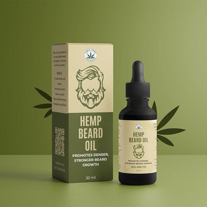 India Hemp Organics Hemp Beard Oil, 30ml