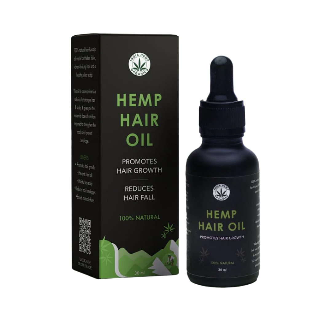 India Hemp Organics Hemp Hair Oil, 30ml