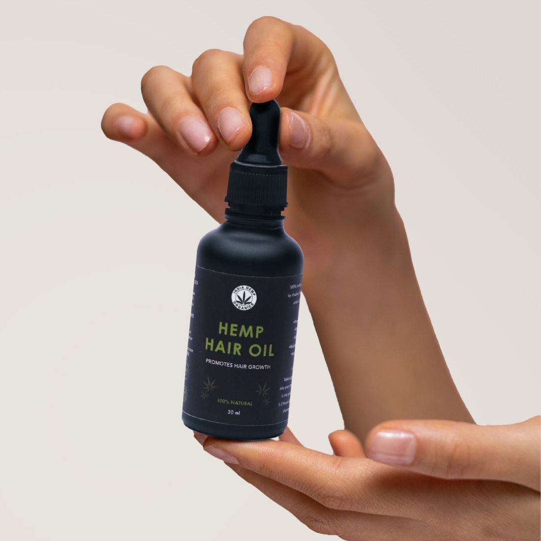 India Hemp Organics Hemp Hair Oil, 30ml