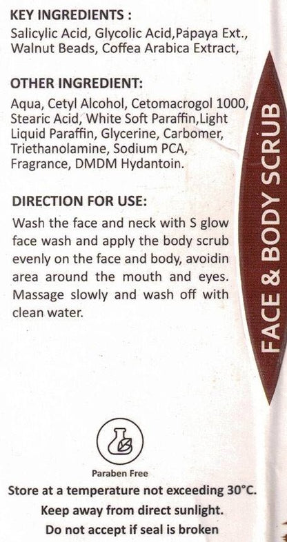 Dextron Face & Body Scrub, 60ml (Pack of 2)