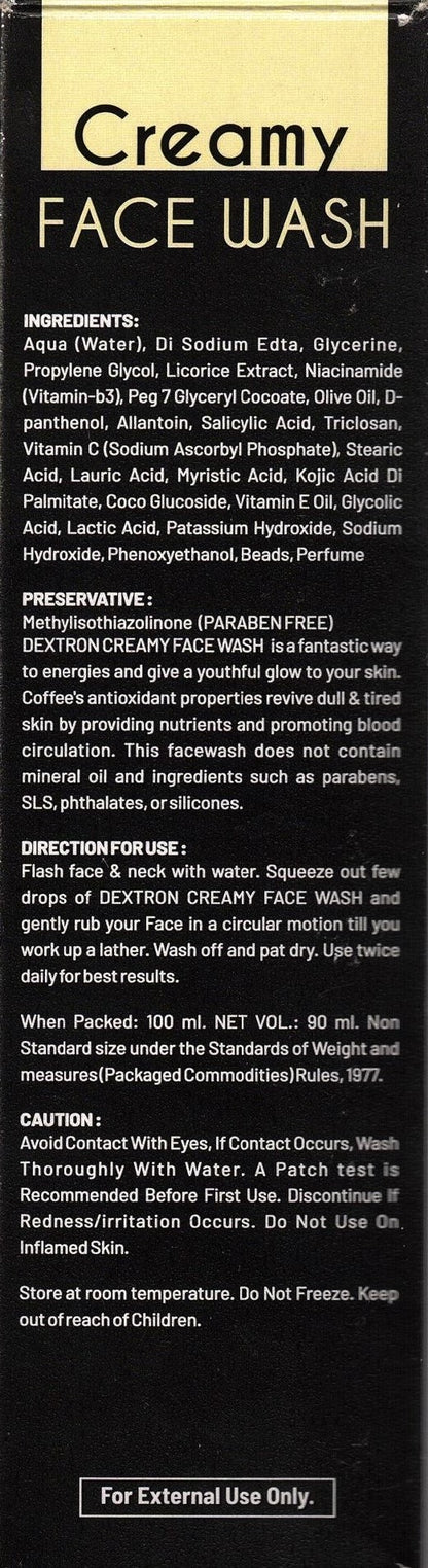 Dextron Creamy Facewash, 100ml