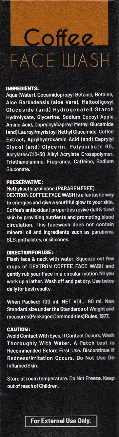 Dextron Coffee Facewash, 100ml