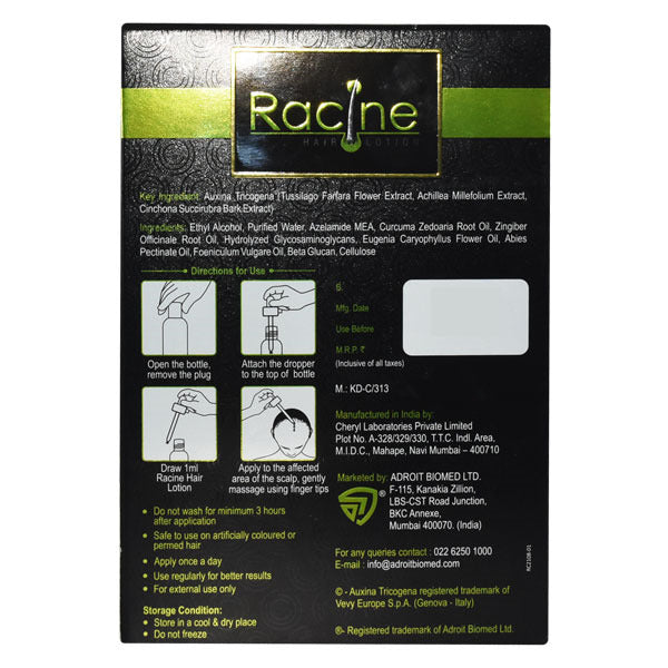 Racine Hair Lotion, 60ml