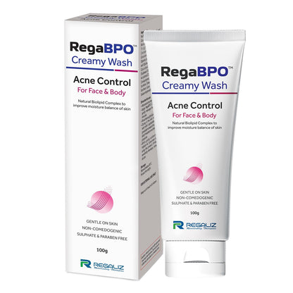 RegaBPO Creamy Wash Acne Control for Face & Body, 100gm