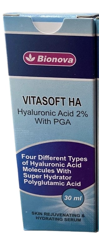 Bionova Vitasoft HA Hyaluronic Acid 2% with PGA, 30ml