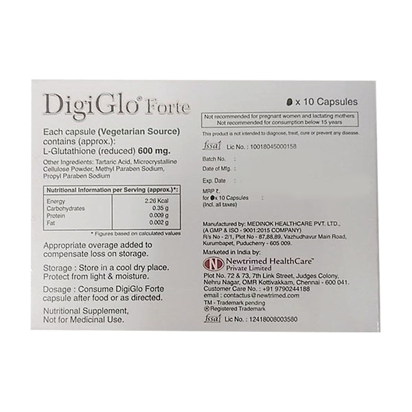 Digiglo Forte, 10 Capsules