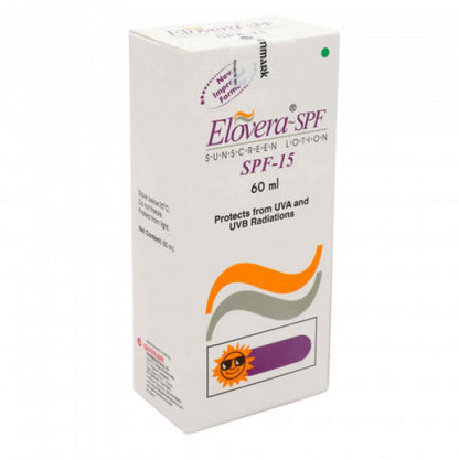 Elovera SPF 15 Sunscreen Lotion, 60ml