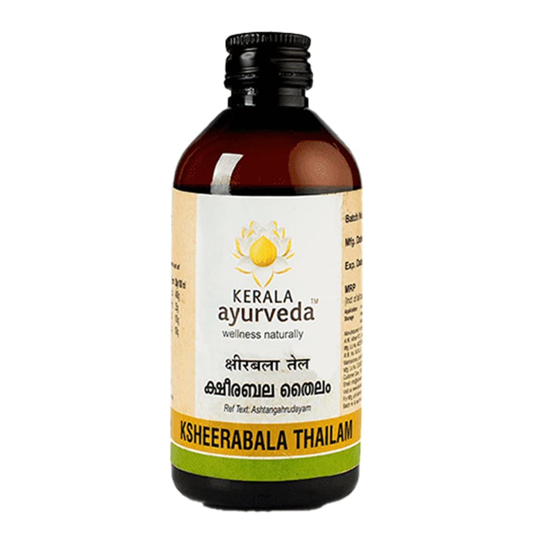 Buy Kerala Ayurveda Ksheerabala Thailam, 200ml Online : ClickOnCare.com