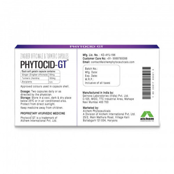 AlchemLife Phytocid GT，10 粒胶囊