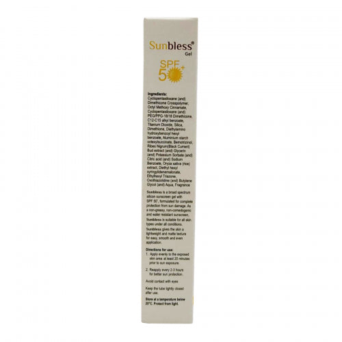 Sunbless SPF50 Silicone Sunscreen Gel 30g ClickonCare ClickOnCare