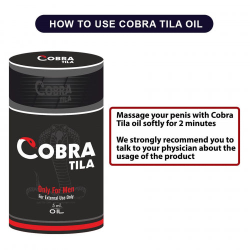 Buy CIPZER Cobra Tila Oil 10ml Online ClickOnCare