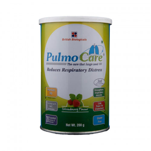 Pulmo Care-Strawberry Flavour, 200g: ClickOnCare.com